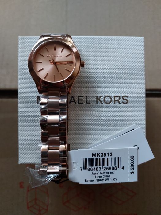 Годинник жіночий Michael Kors Slim Runway MK3513. Оригiнал. Новий!