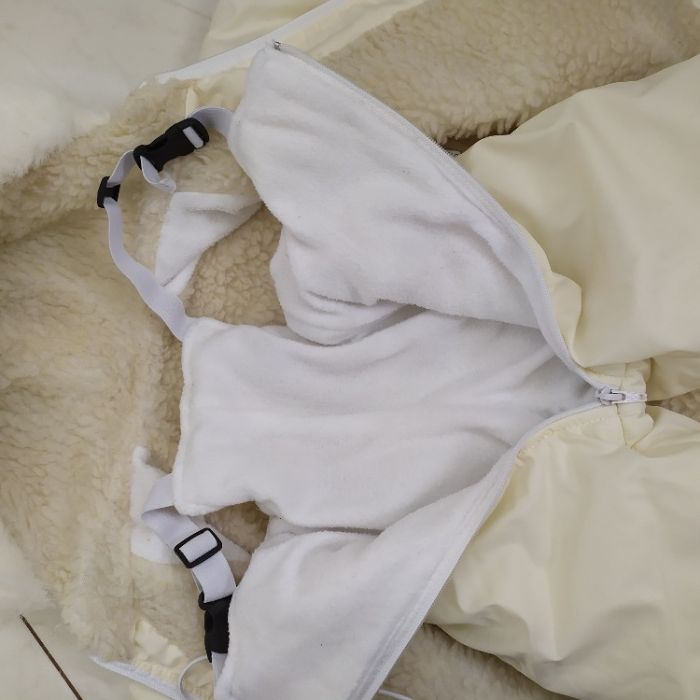 Зимний детский комбинезон 3 в 1 + шапка (размер 36-38)