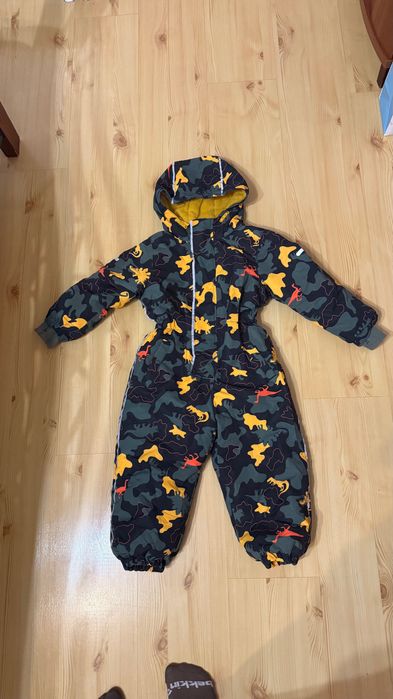 Kombinezon chłopięcy z kapturem, ocieplany