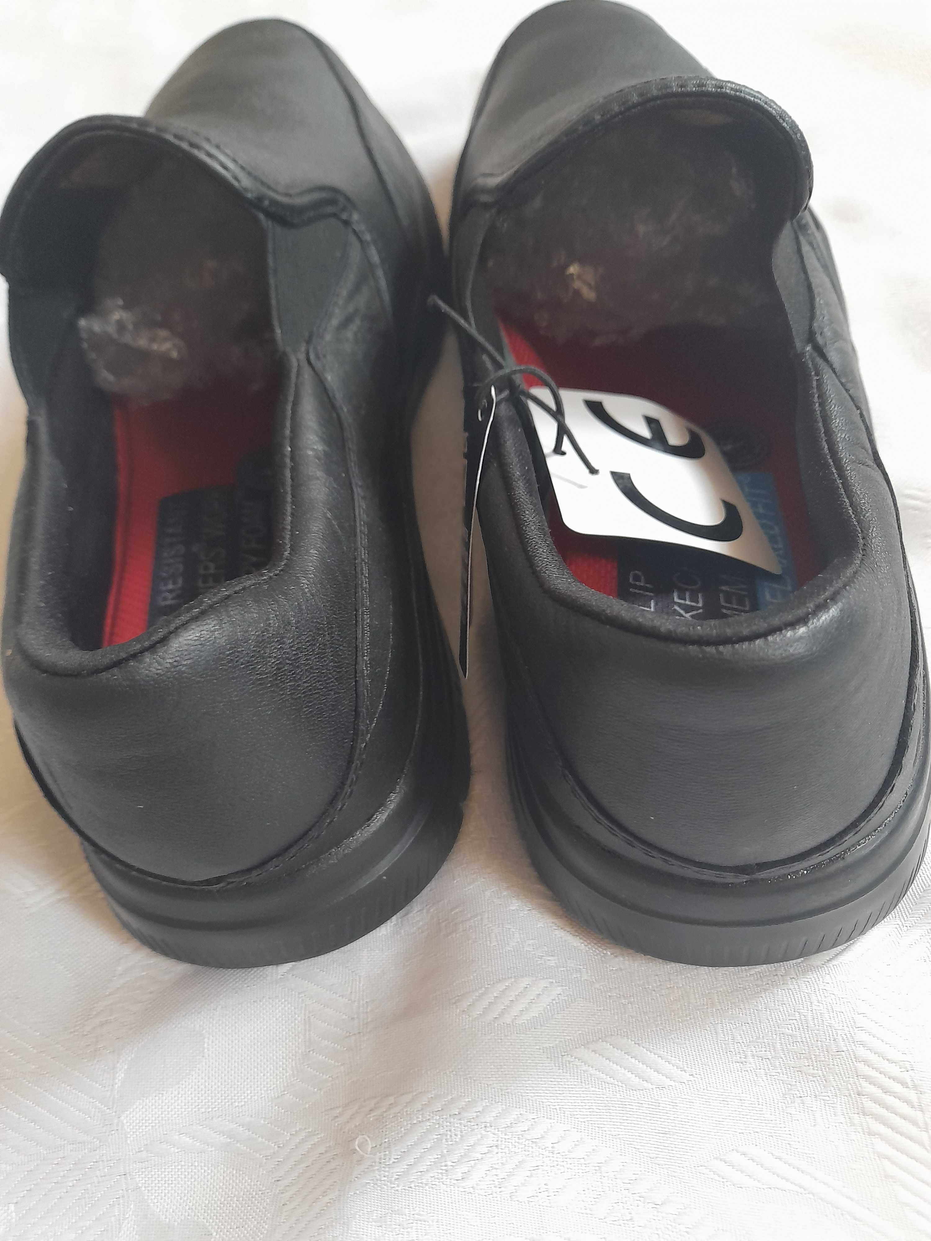 buty robocze skechers slip resistant relaxed-fit skóra