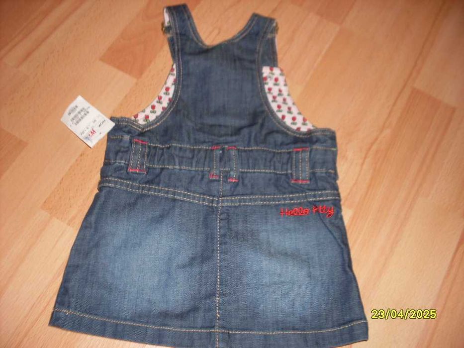 spódniczka hello kity jeansowa 74 nowa z metką
