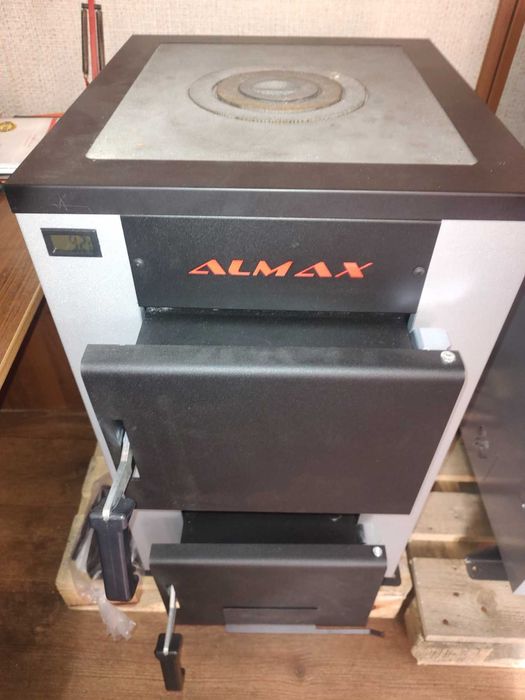 ‼️ СТАЛЬ 5-6 ММ. Твердопаливний котел від виробника ALMAX + ДОСТАВКА
