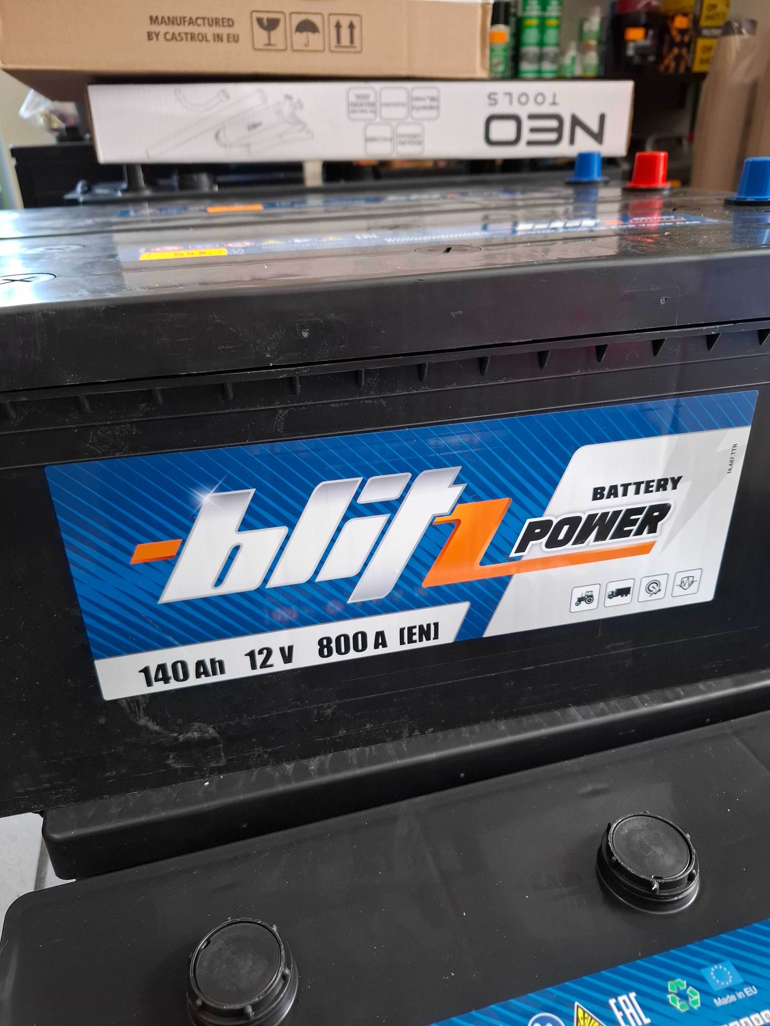 Akumulator BLITZ 140Ah 900A EN lewy plus 603x275x233 145Ah