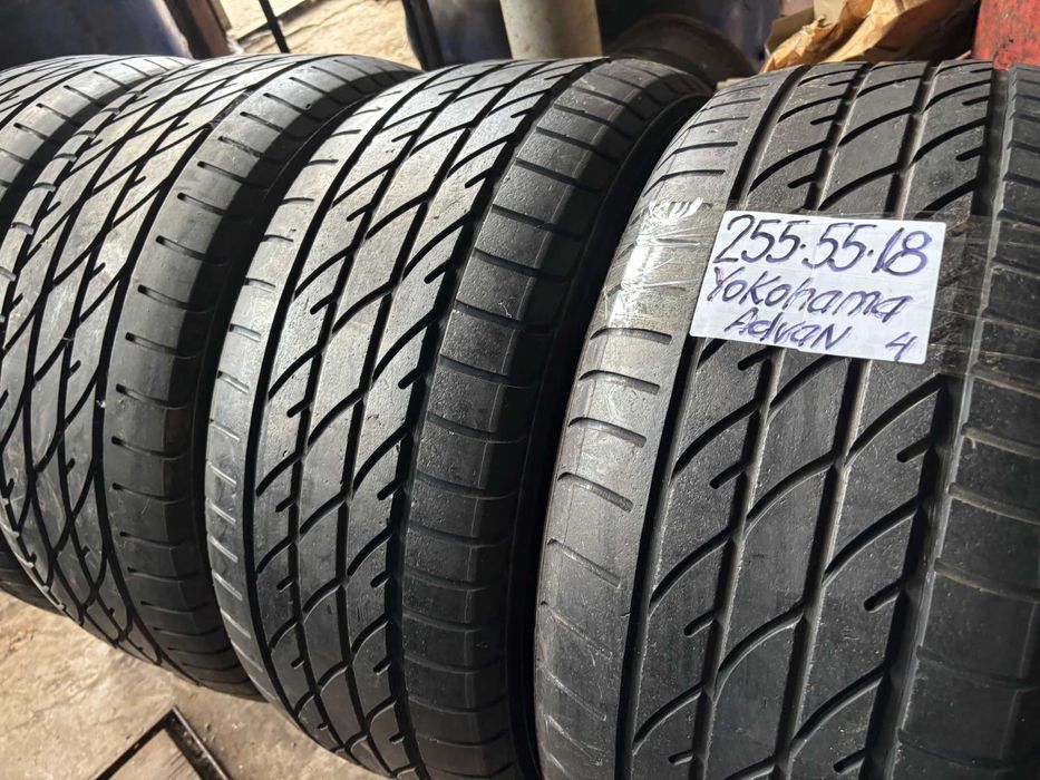255-55-R18 YOKOHAMA ADVAN SPORT летняя резина 4штуки JAPAN 2022