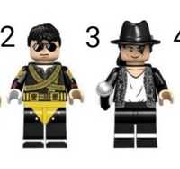 Nowe klocki figurki Michael Jackson dwie sztuki kompatybilne z Lego