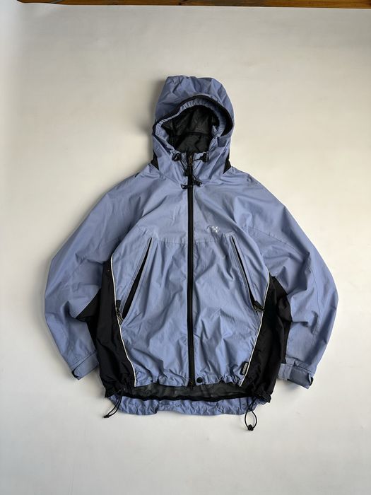 Haglofs goretex вітровка ветровка куртка курточка gorocore голубая Л М