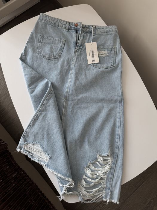 Джинсовая юбка 40р