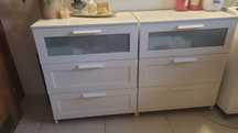 3 ×Komody Brimnes Ikea