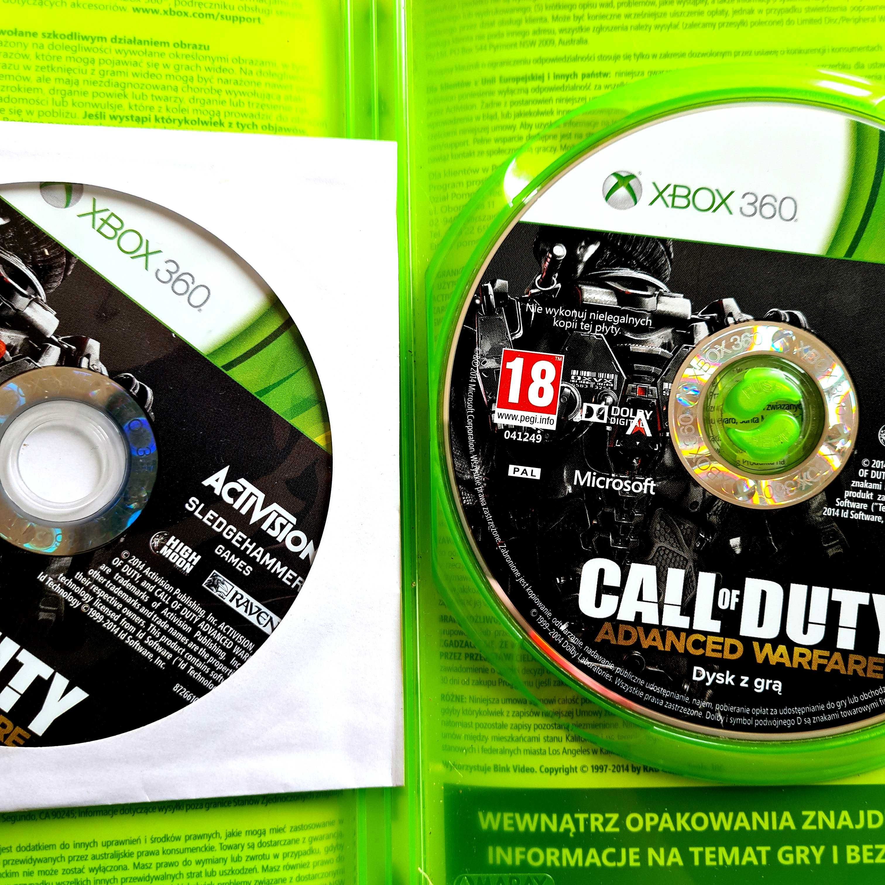 Call Of Duty Advanced Warfare PL Xbox 360 Polskie Napisy Okładka