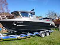 Łódź aluminiowa Viking 650HT Evinrude 150km