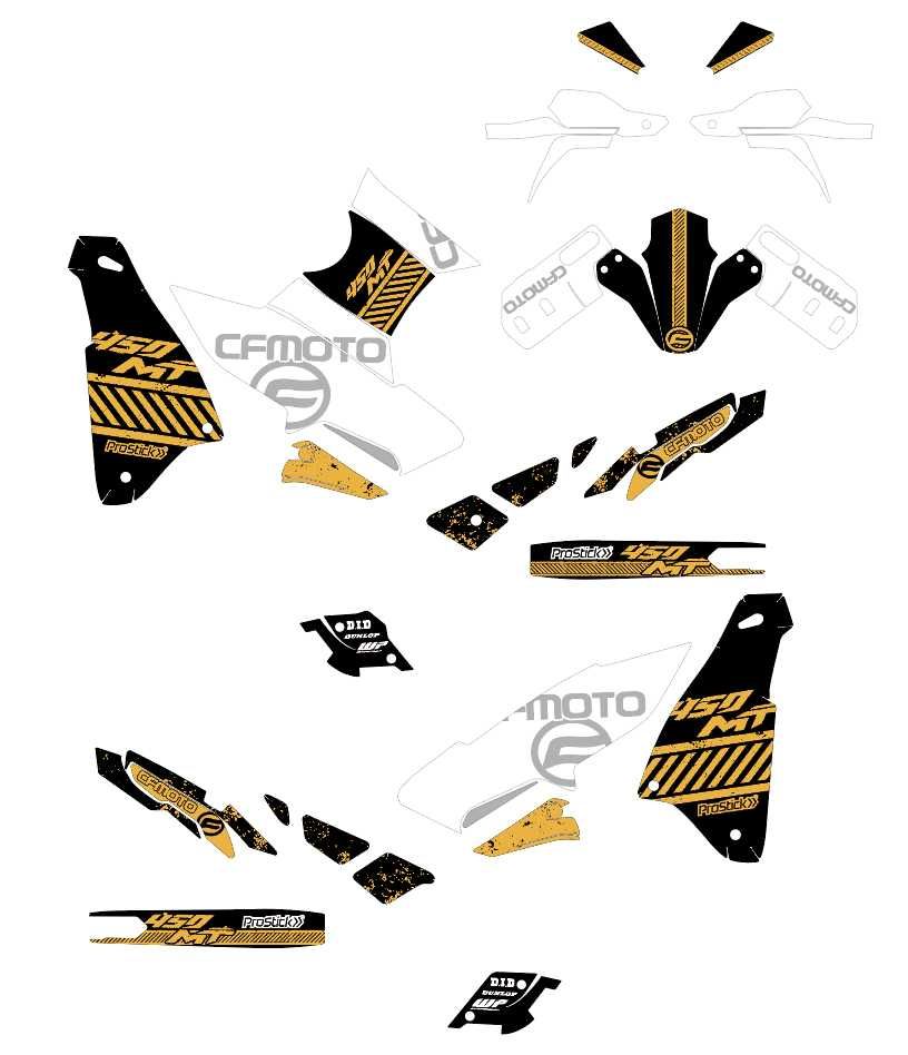 Kit Autocolantes CFMOTO MT 450