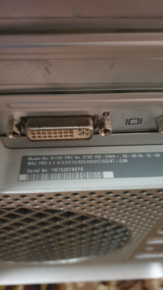 MacPro 3.1 2008 a1186