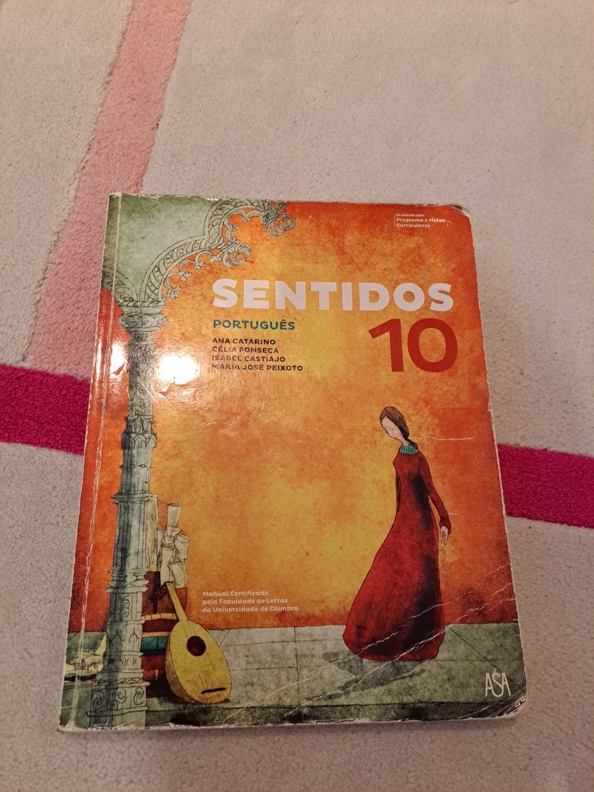 Livro Sentidos 10 ano Português + Caderno Atividade- Bom estado