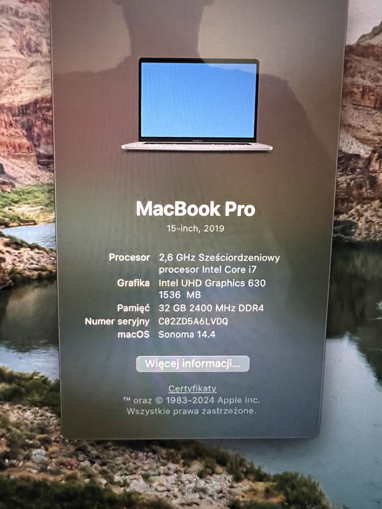 Macbook Pro 2019 15’