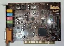 Звуковая карта PCI Creative SB Live 5.1 CT4830
