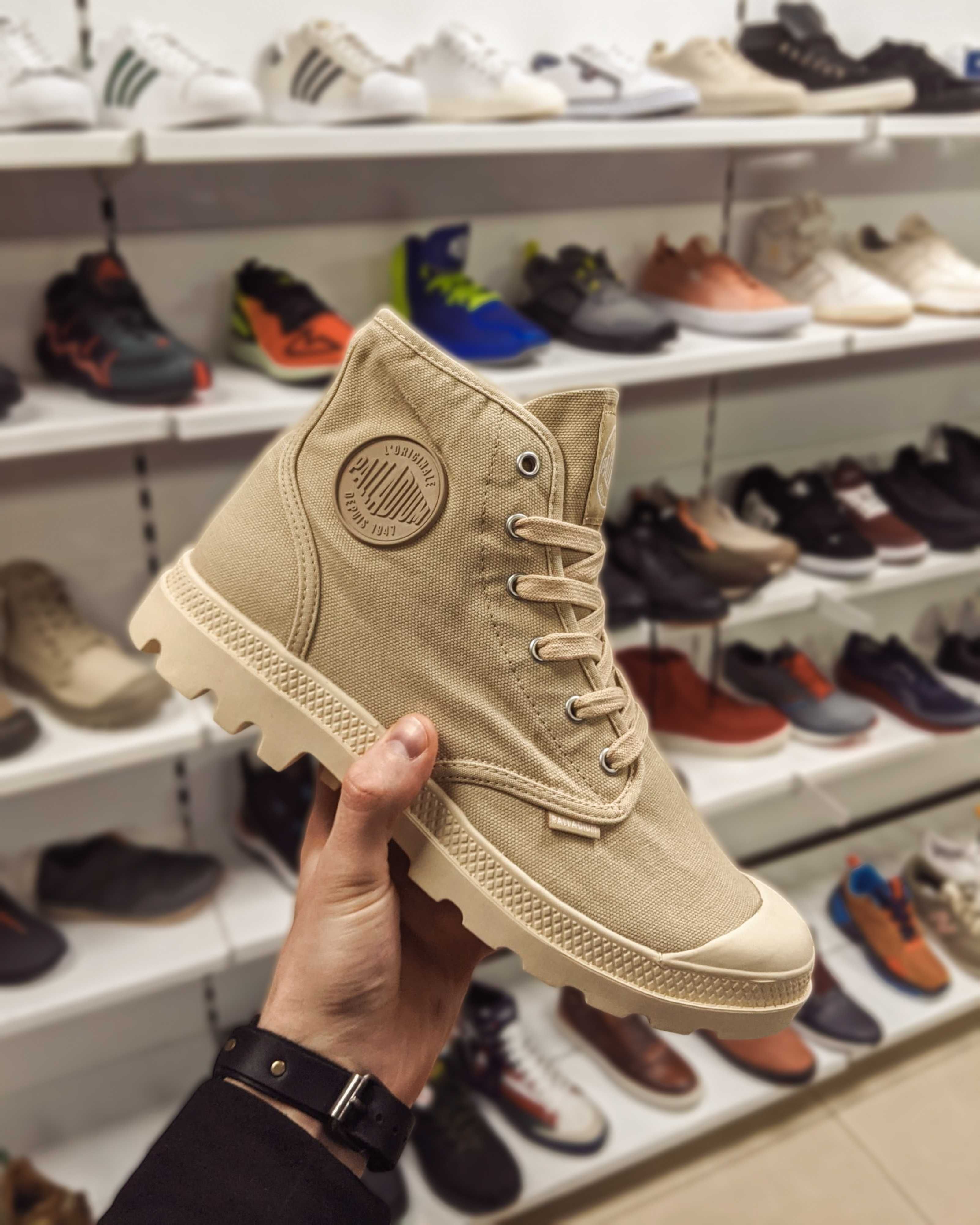 ‼️Original Літні чоловічі боти/кеди Palladium Pampa Hi Canvas‼️