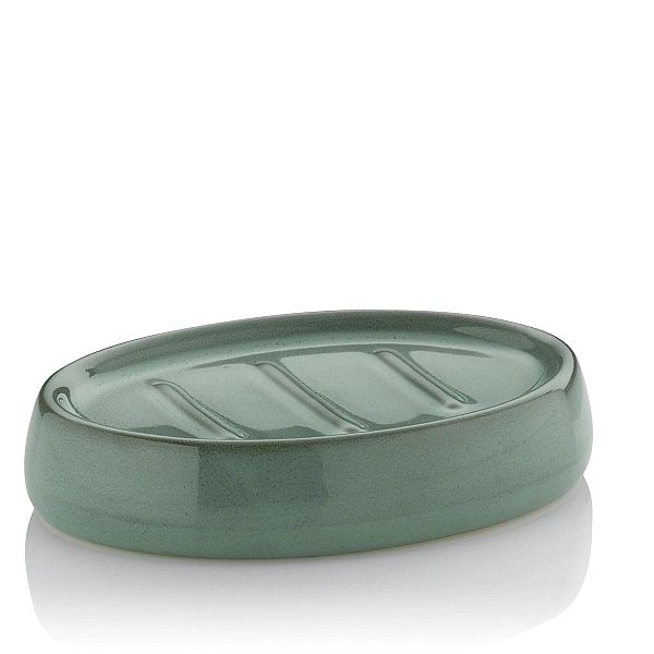 Mydelniczka Kela Liana, ceramika, 12 x 9,5 cm, zielona