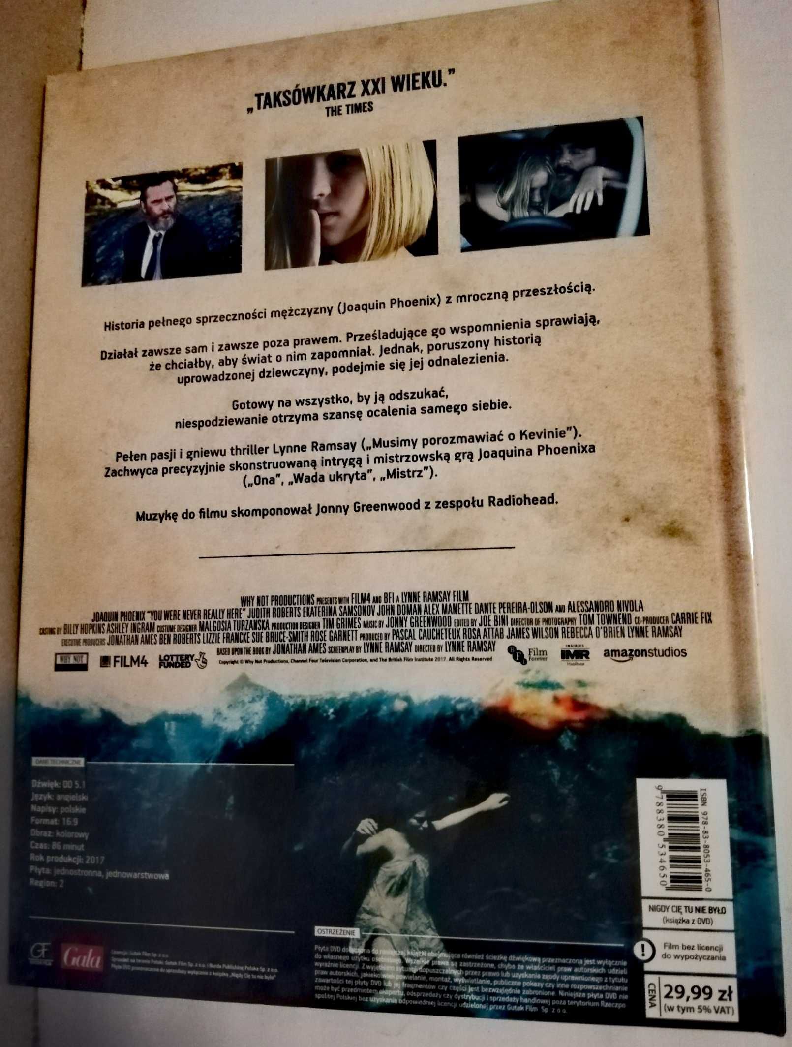 Nigdy cię tu nie było film dvd Joaquin Phoenix