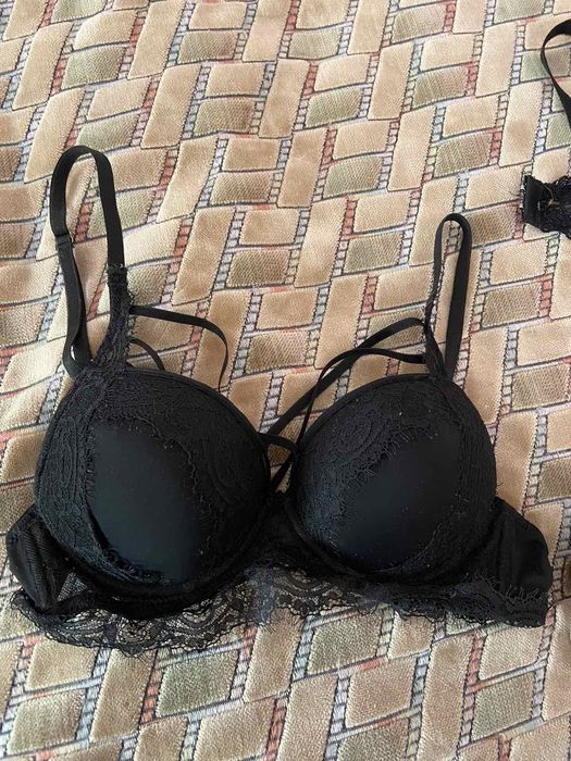 Лифчик бюстгальтер со стрипами 80 В