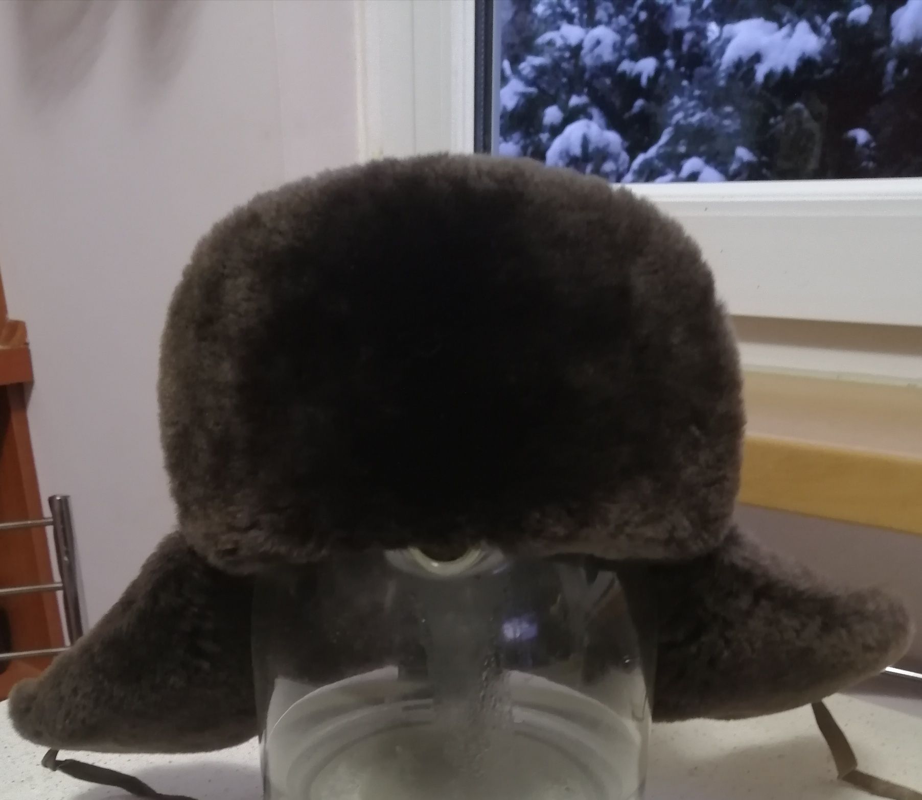 Czapka,papacha,m-ki ECHT PELZ,rozmiar M/55-57/,model Exclusiv