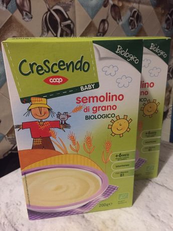 Дидяче харчування, каша Crescendo semolino від 6 місяців