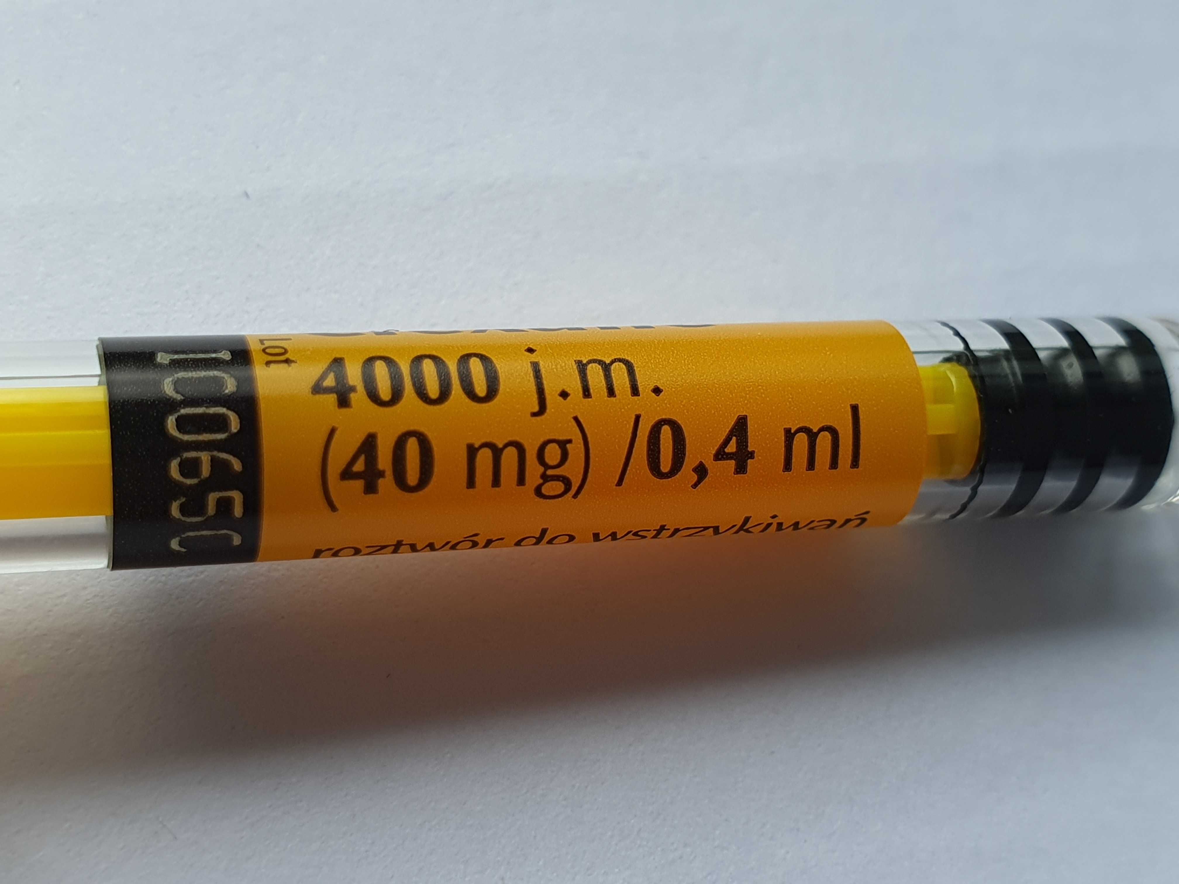 Ampułkostrzykawka strzykawka 0,4 ml - używane, do użytku technicznego