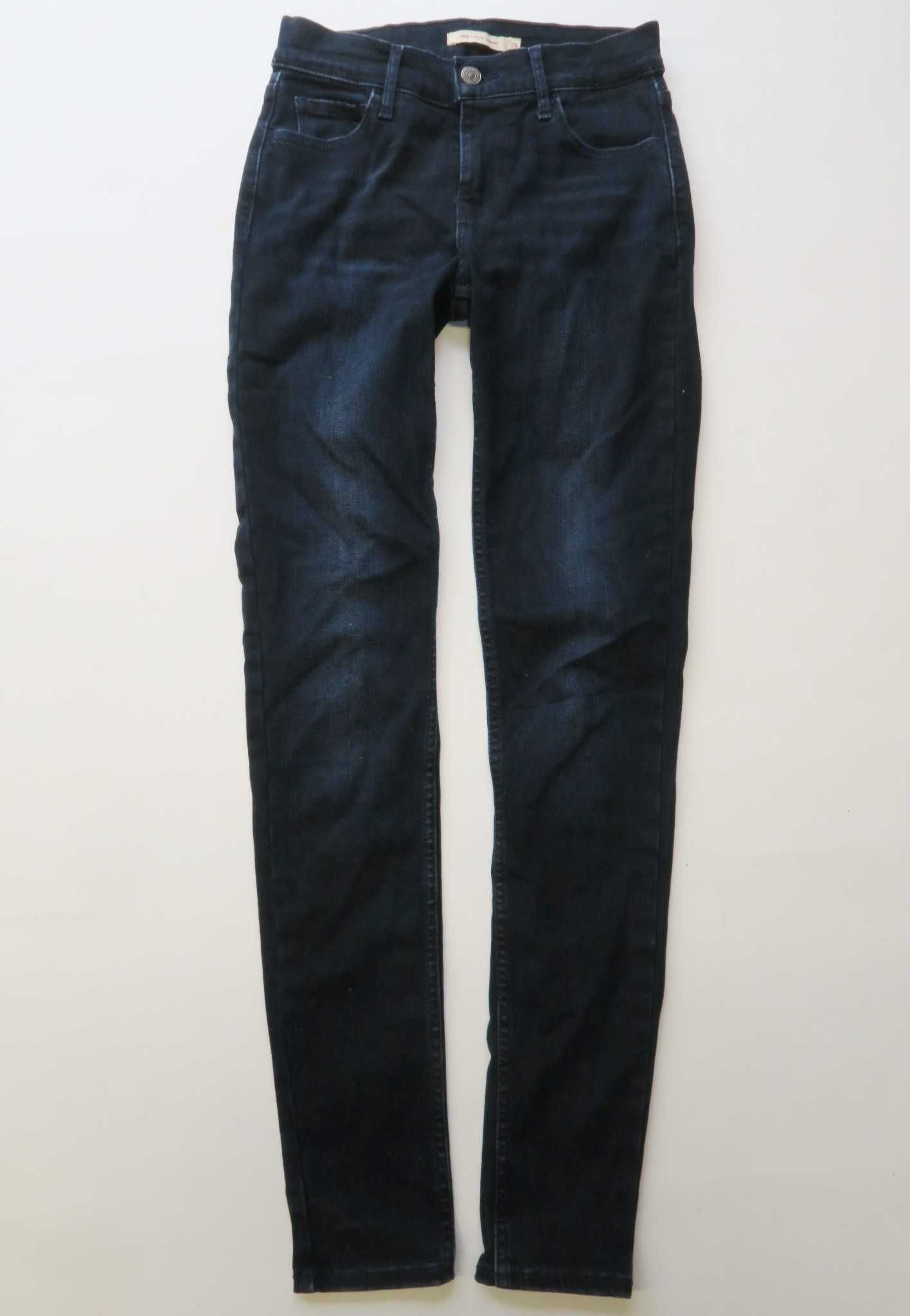 Levi's spodnie rurki damskie jeansy super skinny 26
