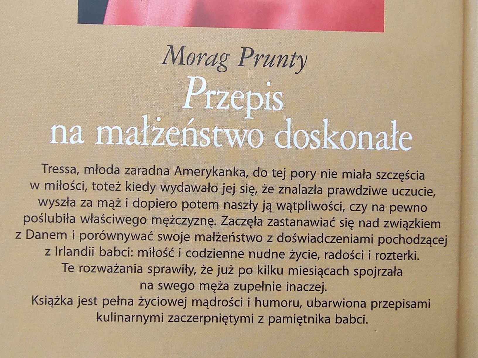 Morag Prunty "Przepis na małżeństwo doskonałe"