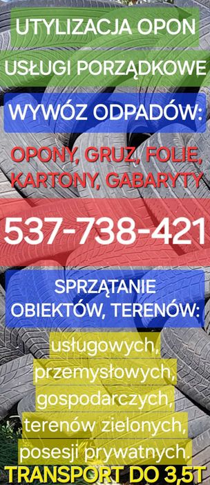 Odbiór i utylizacja zużytych opon