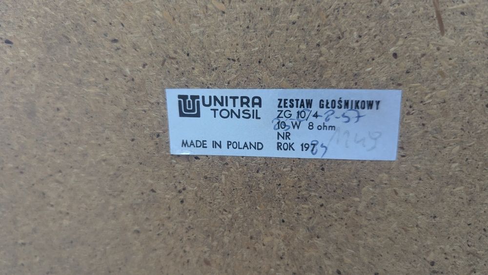 Unitra zodiak dss 02, kolumny unitra zg 10/4, gramofon unitra gs 464