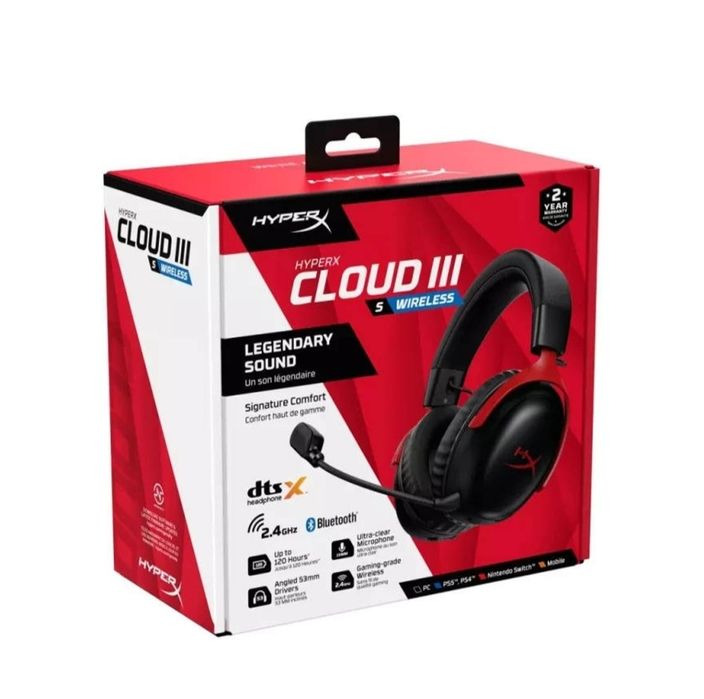 HYPERX Cloud III S (Wireless - Preto)