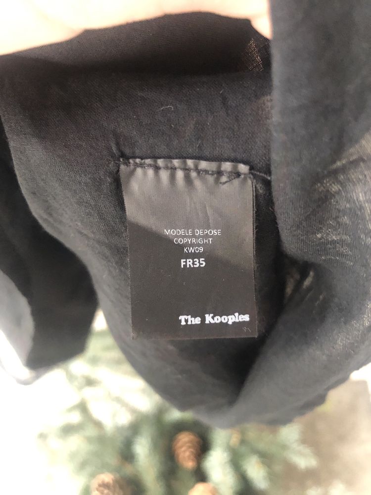 Delikatna sukienka francuska na podszewce The Kooples rozm.S