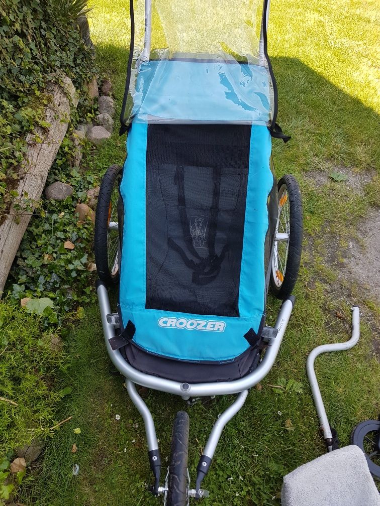 Croozer kid for 1 przyczepka rowerowa riksza wózek biegowy  3w1