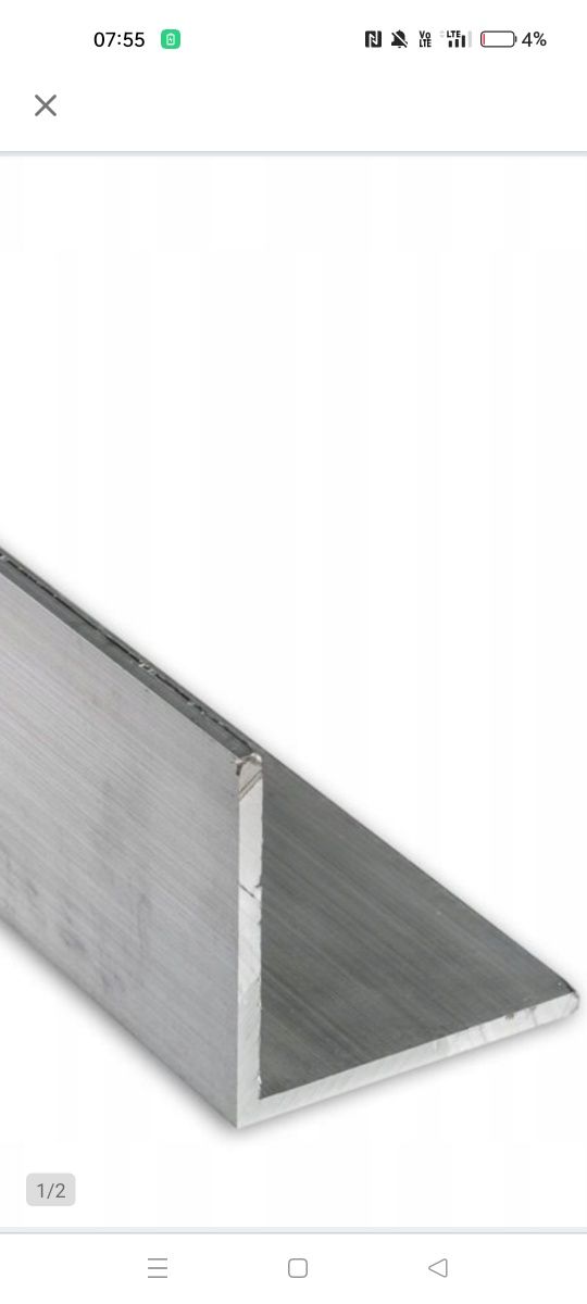 Kątownik aluminiowy 40*40*3