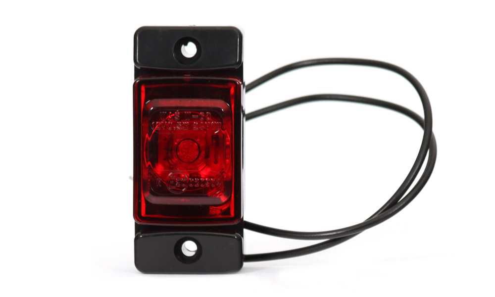 Lampa obrysowa obrysówka LED czerwona tylna 12-24V