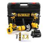 Шурупокрут dewalt/ набір шурупокрут болгарка шуруповерт/ 3в1 деволт