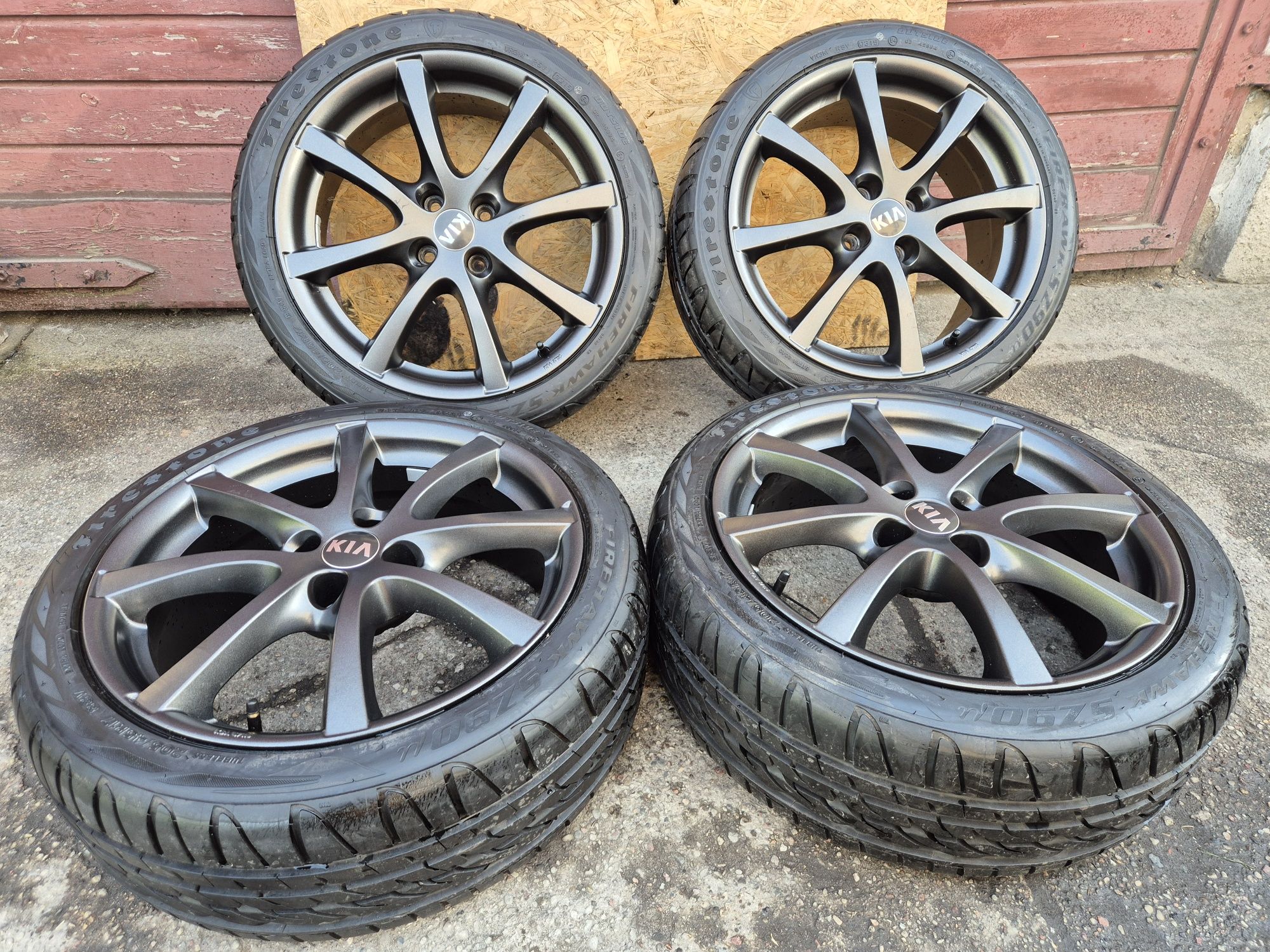Felgi aluminiowe z oponami hyundai kia BORBET 4X100 205/45/17