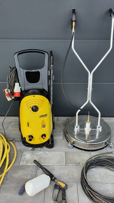 Myjka ciśnieniowa Karcher + talerz do mycia kostki wynajem wypożyczaln