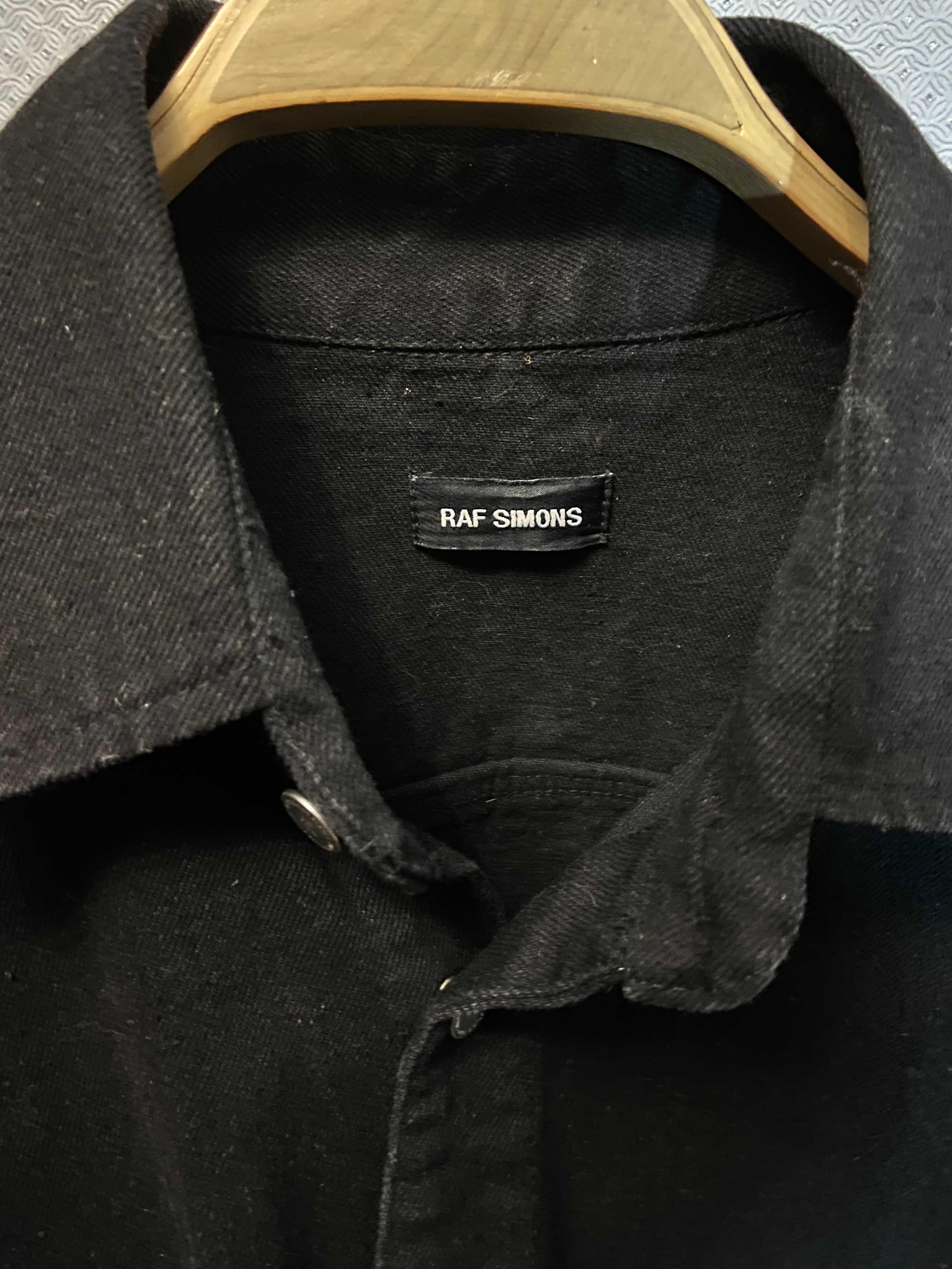 Рубашка raf simons ss18 carry over denim shirt