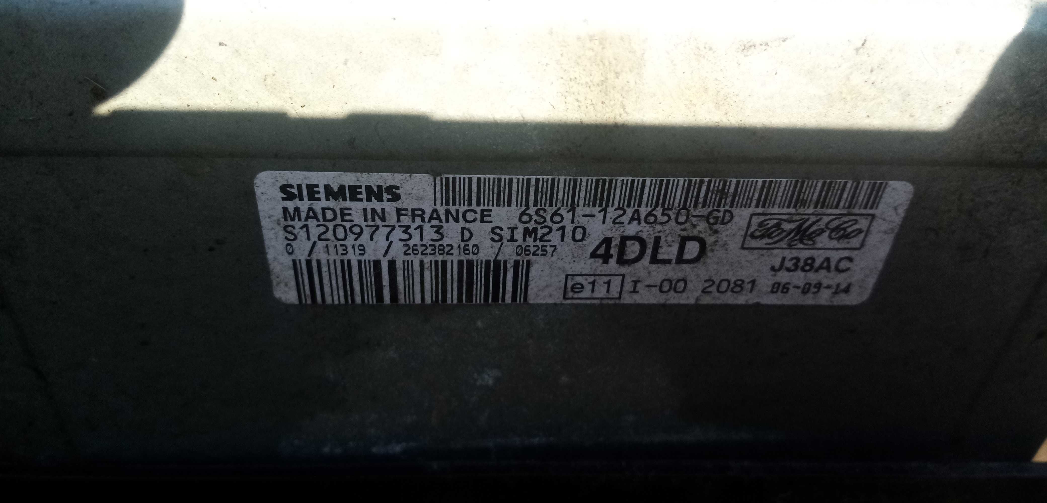 Sterownik silnika Ford Fiesta MK6 fusion 1,4