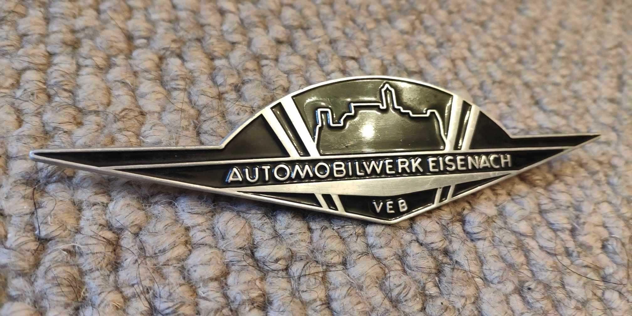 Wartburg - AUTOMOBILWERK EISENACH znaczek emblemat logo