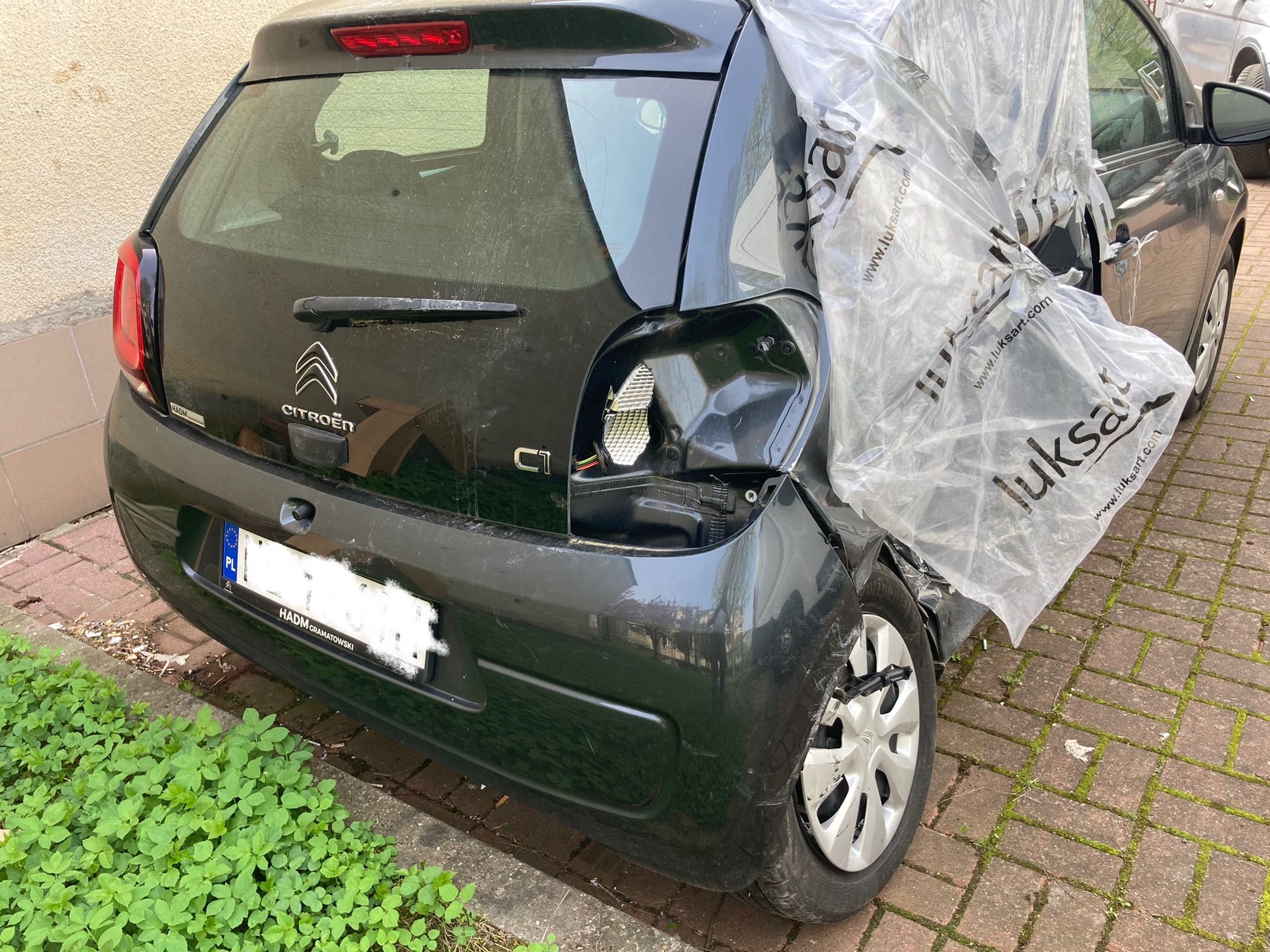 Uszkodzony Citroen C1 2020 r !TYLKO 7600 km -