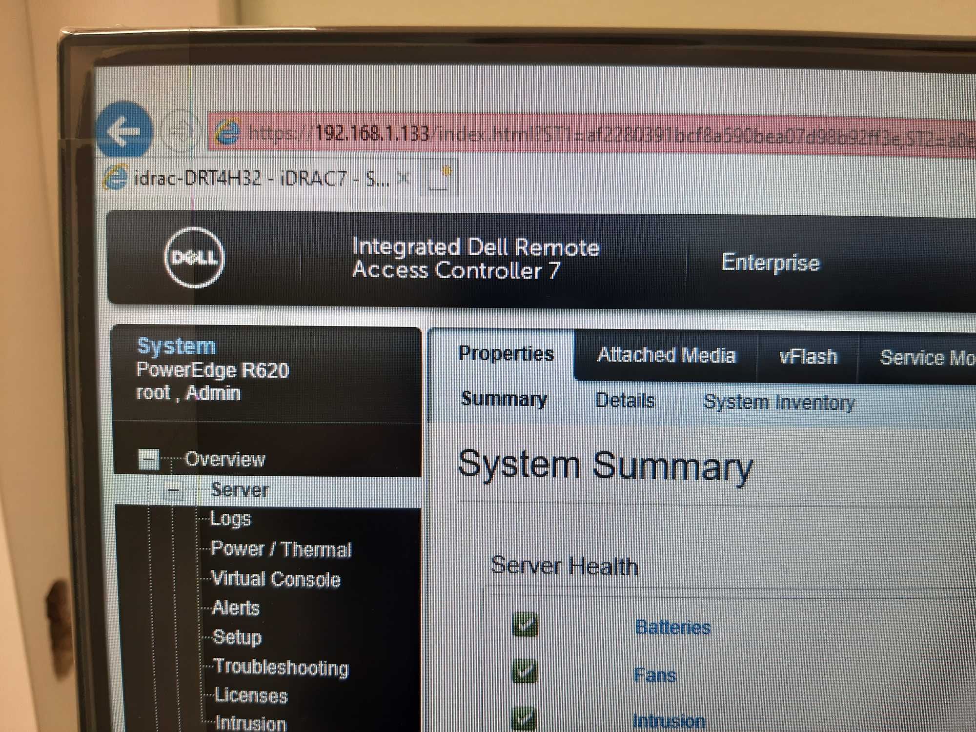 DELL R620 2 x E5-2609 v2 / 64GB / H710 Mini / IDRAC 7ent