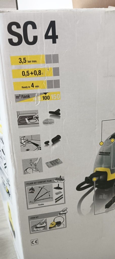 Karcher parownica SC 4 z żelazkiem