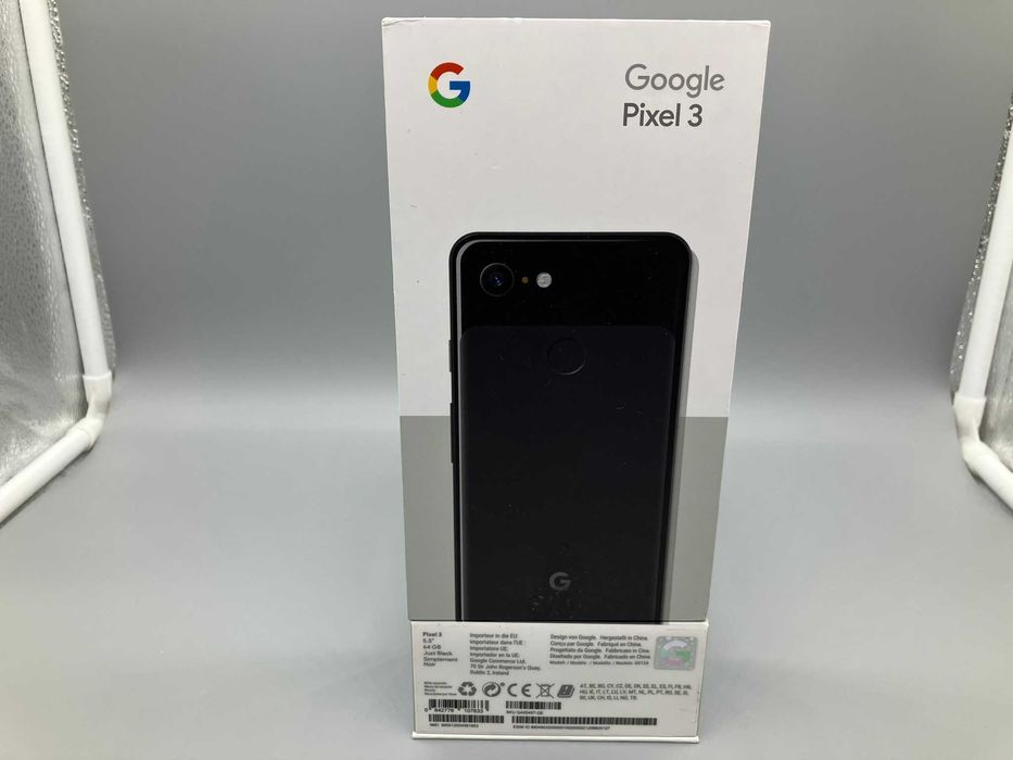 Google Pixel 3 4/64GB Just Black Новий Повний комплект