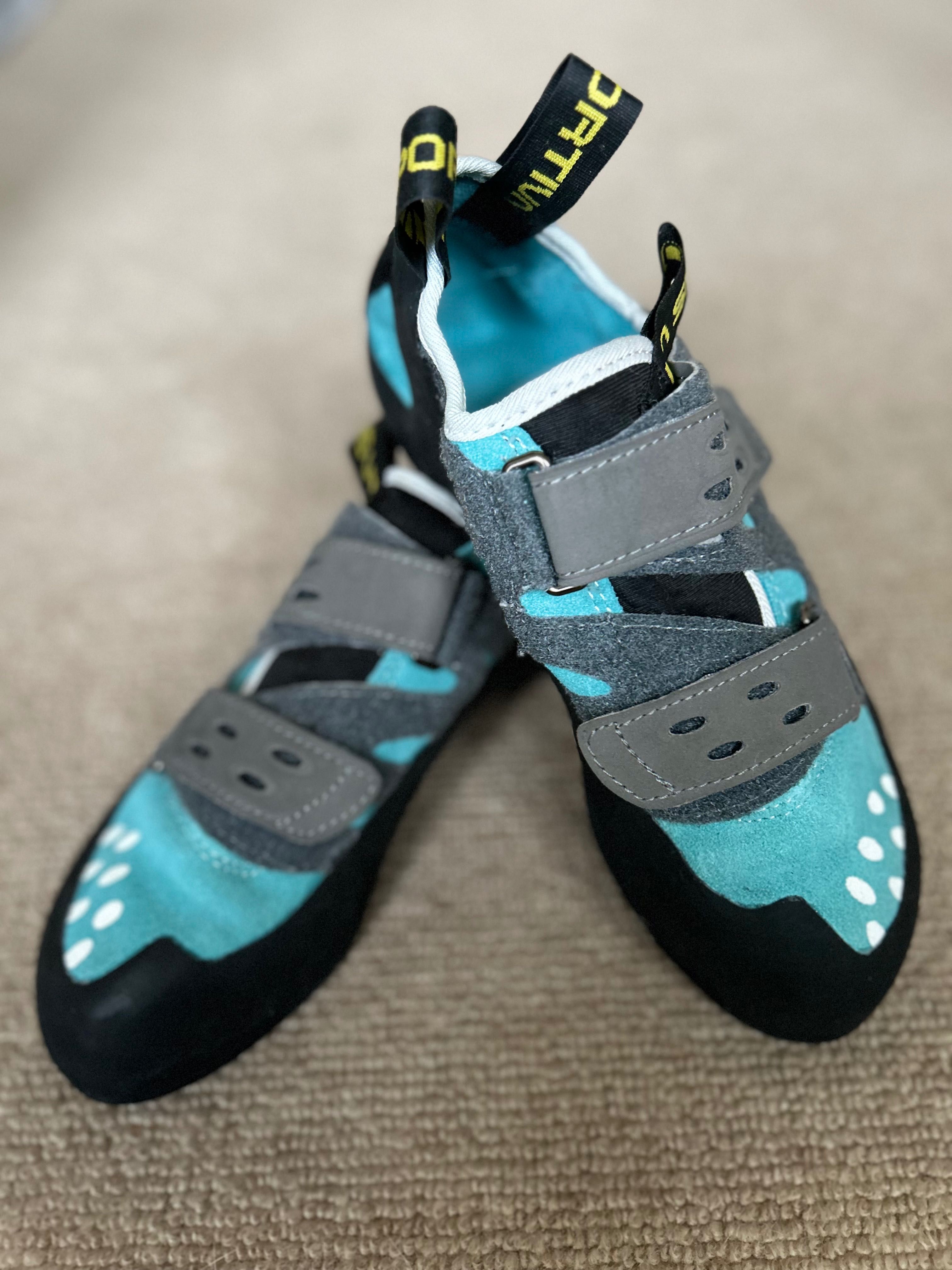 Buty do wspinaczki - La Sportiva Tarantula, 38,5, turkusowe