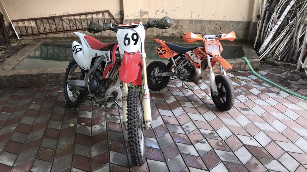 Кроссовый мотоцикл HONDA CRF250R, 2014 г.