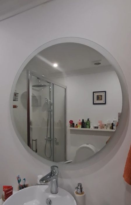 Espelho redondo de 80 cm