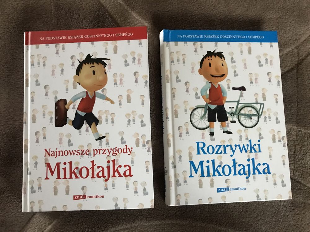 Książki Seria Najnowsze Przygody Mikołajka, Rozrywki Mikołajka