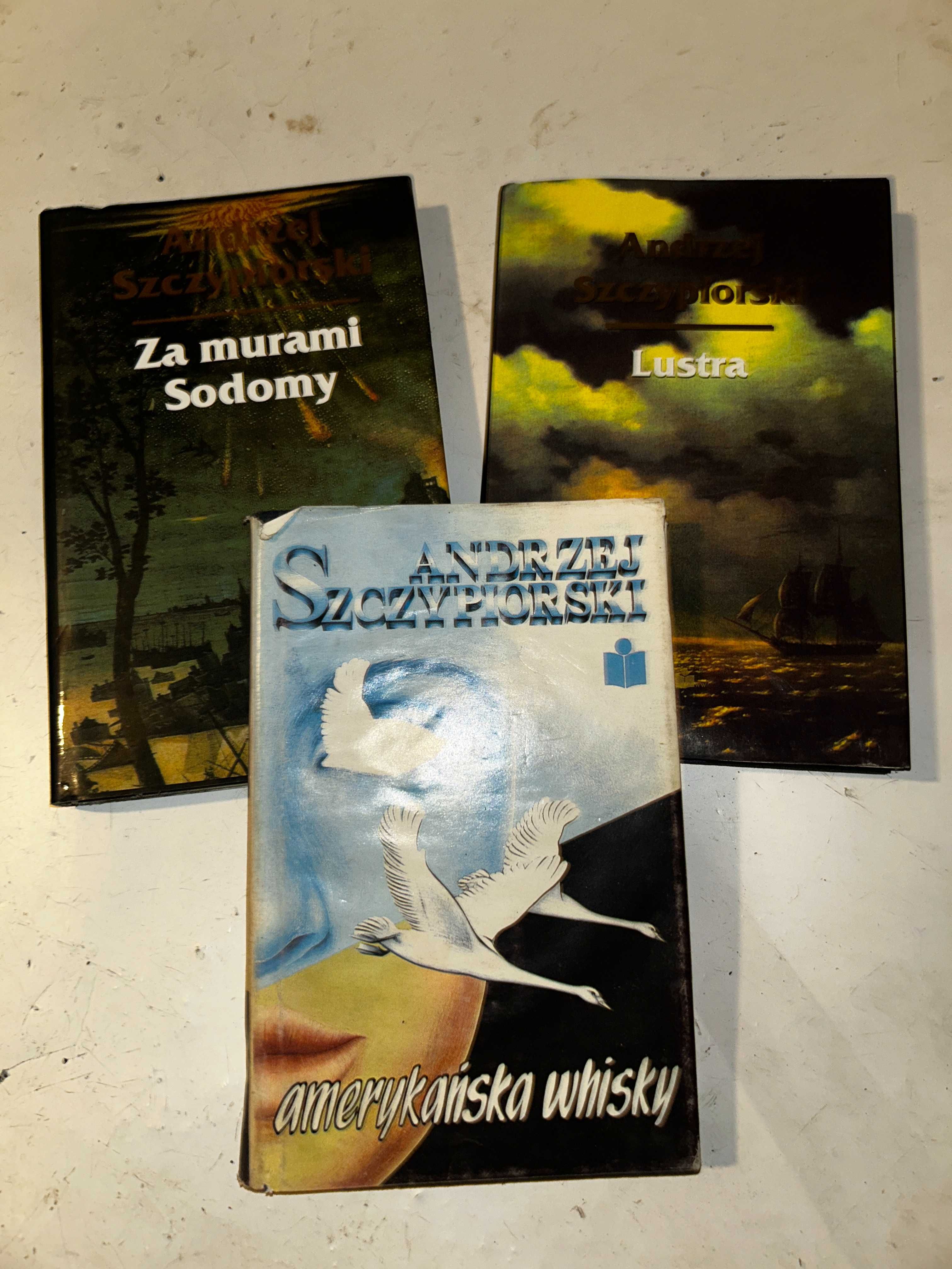 ANDRZEJ SZCZYPIORSKI Za murami Sodomy,Lustra,Amerykańska whisky
